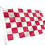 Rot-weiß karierte Flagge