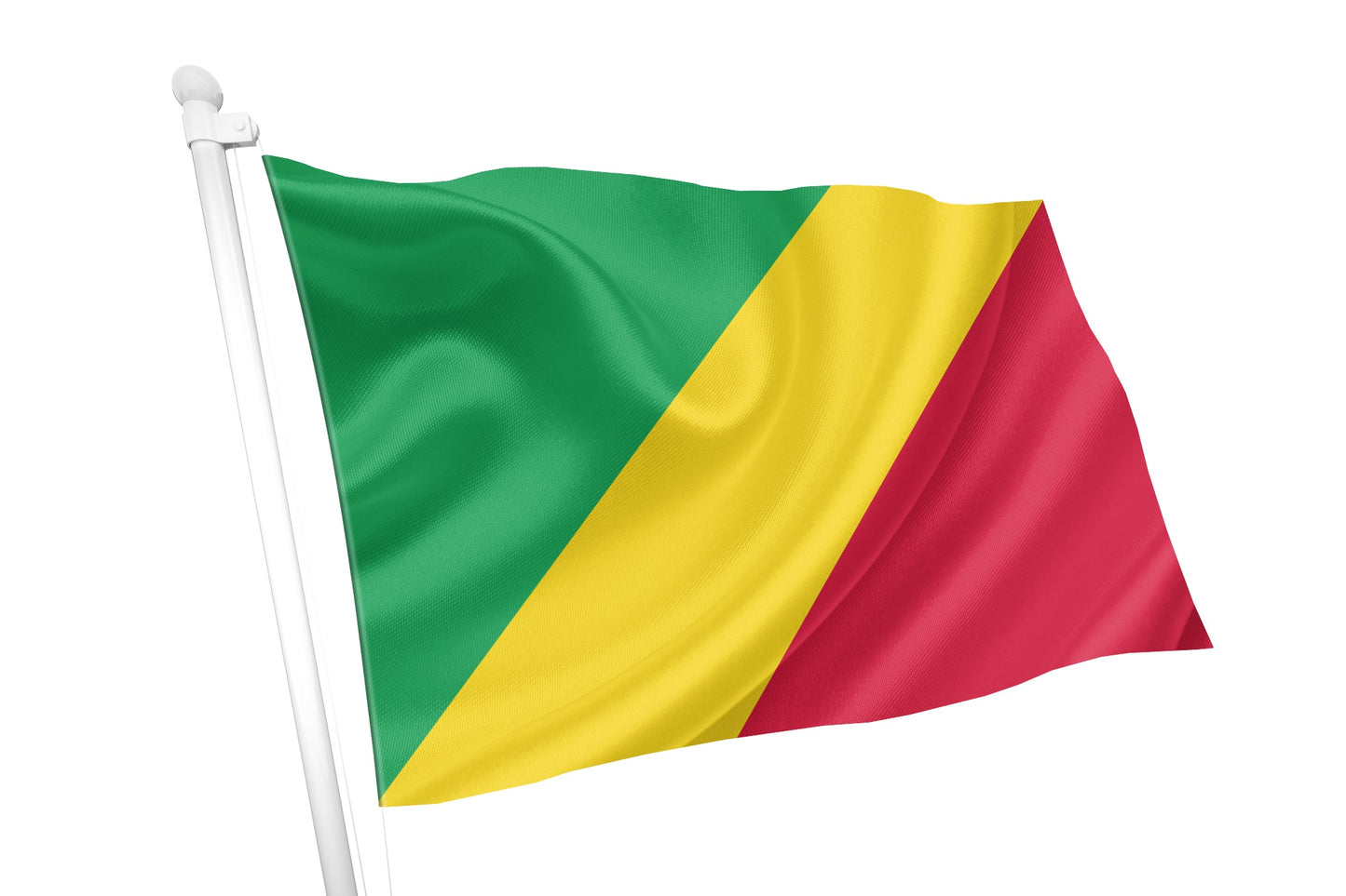 Congo, Republic of. National Flag