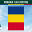 Romania Flag Bunting
