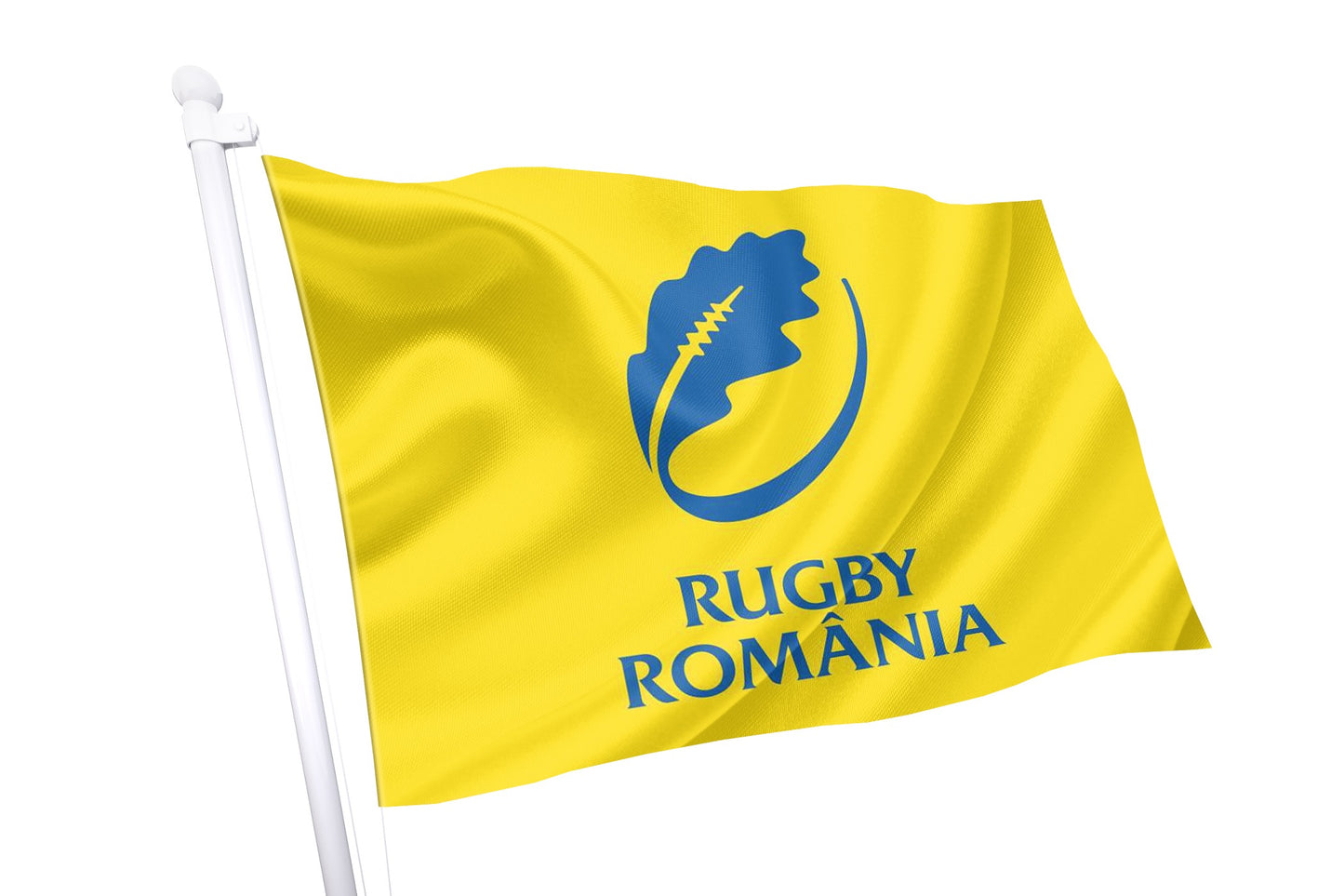 Rumänien-Rugby-Wappenflagge – Stejarii