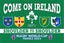 Bandeira da Copa do Mundo de Rugby de 2023 'Come On Ireland'