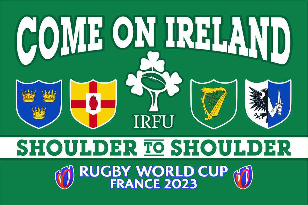 Rugby World Cup 2023 'Come On Ireland' Flag