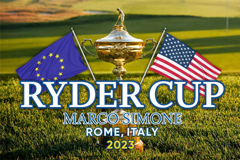 Ryder Cup Trophy 2023 Flag