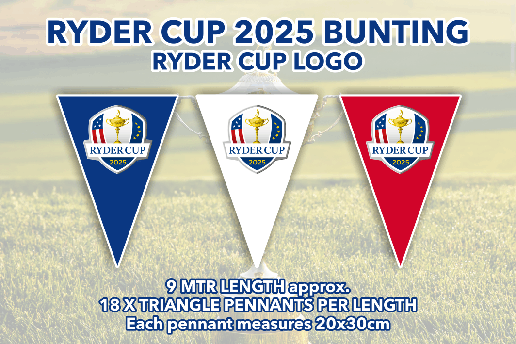 Ryder Cup 2025 Triangle Bunting