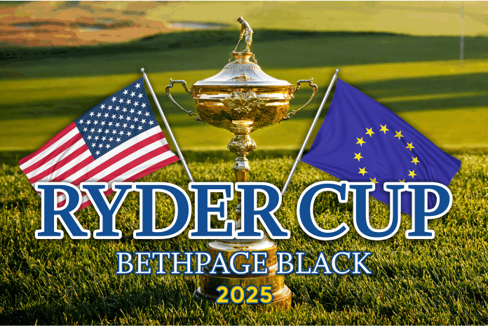 Ryder Cup Bethpage Black 2025 Trophy Flag