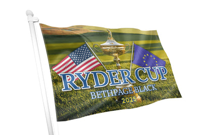 Ryder Cup Bethpage Black 2025 Trophy Flag