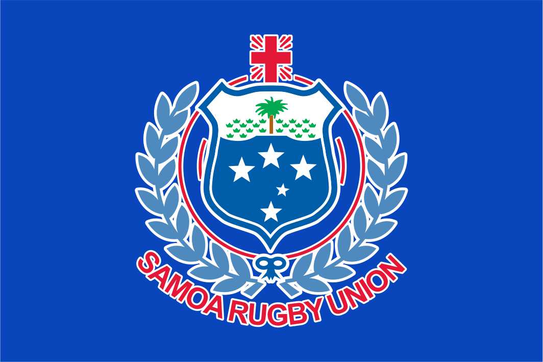 Samoa Logo With Rifles Samoa Rugby Crested Flag - Manu Samoa – Flags Ireland Prospect Design