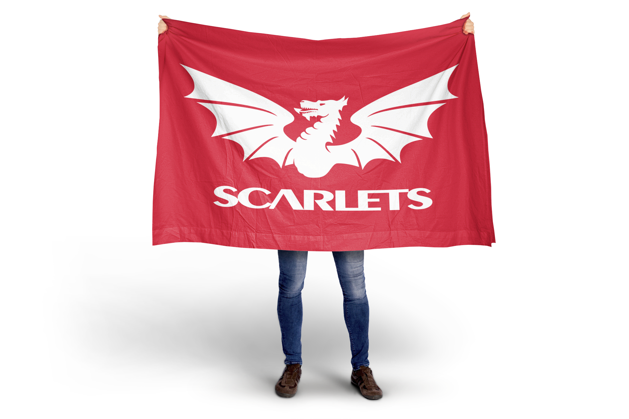 Scarlets Rugby Flag | High Quality Flags | Irish Made – Flags Ireland ...