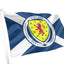 Scotland Football Crest on St. Andrew's Cross Flag