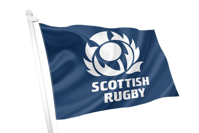 Schottland-Rugby-Wappenflagge