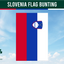 Slovenia Flag Bunting