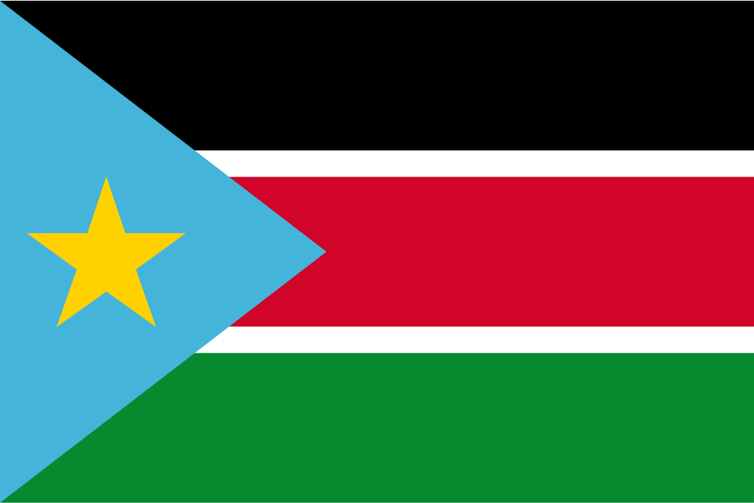 Sudan, South Flag