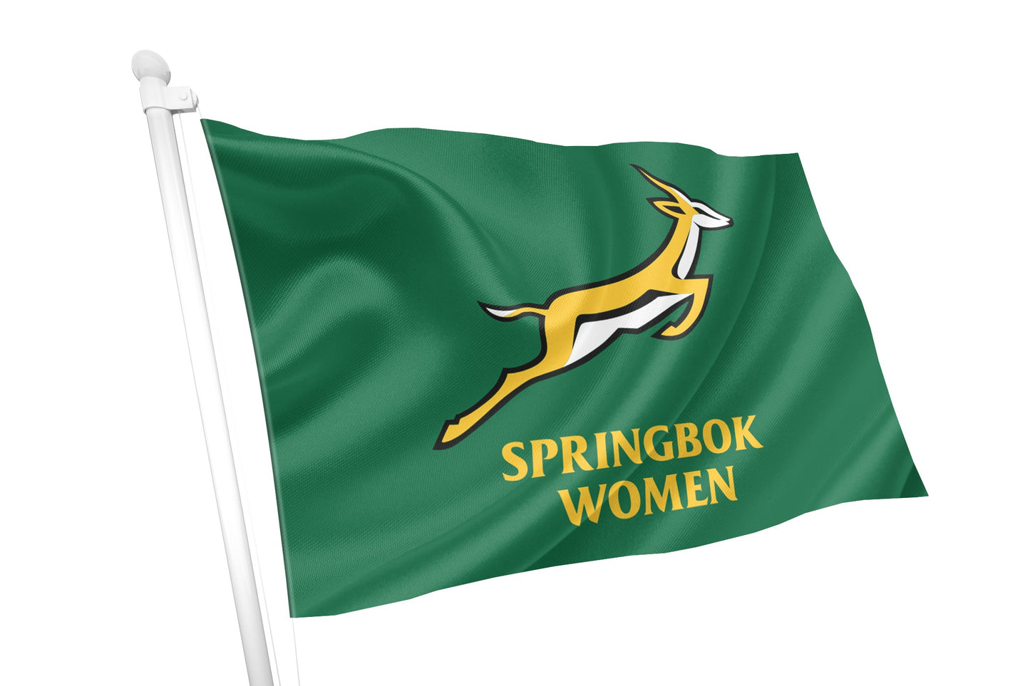 Südafrika-Rugby-Wappenflagge – Die Springboks
