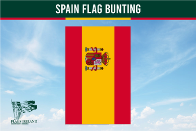 Wimpelkette mit spanischer Flagge