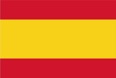 Spanish Civil Flag. Red and Gold.