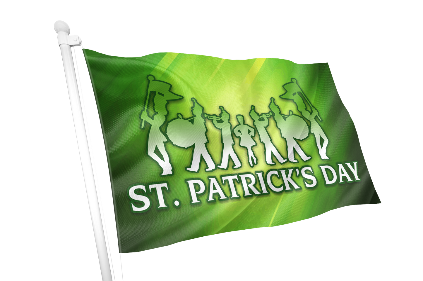'St. Patrick's Day' Green Parade Flag