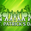 'St. Patrick's Day' Green Parade Hand Waver Flag