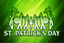 'St. Patrick's Day' Green Parade Hand Waver Flag