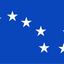 Blaue Flagge des Sternenpfluges