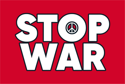 Stop War Red Flag