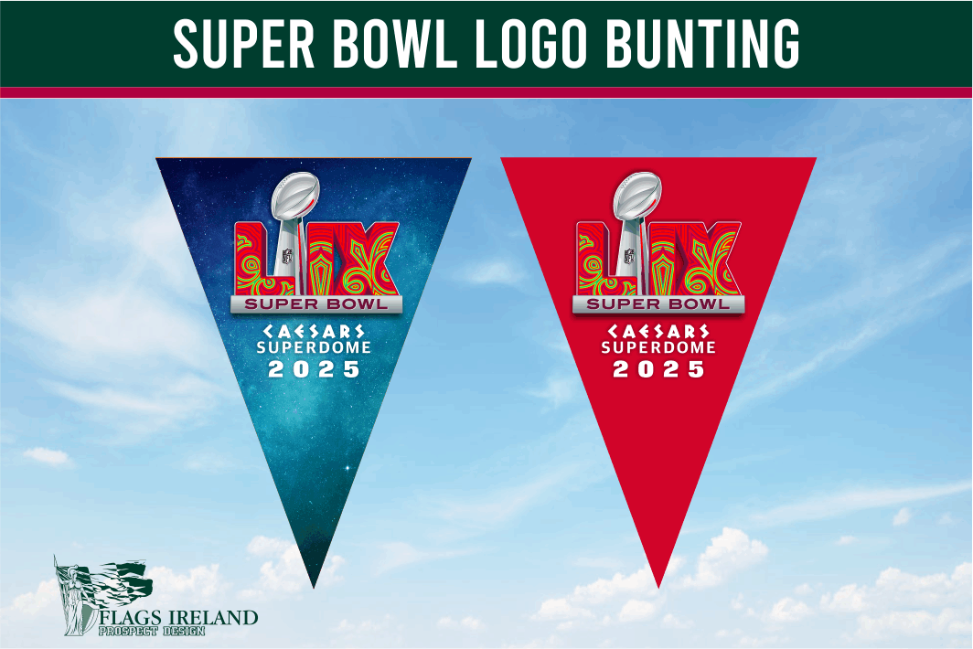 Super Bowl Logo Bunting