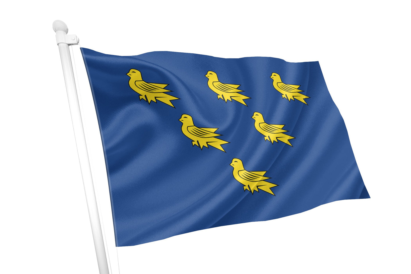 Sussex County Flag - Handmade in Ireland | Ships Worldwide | Flags ...