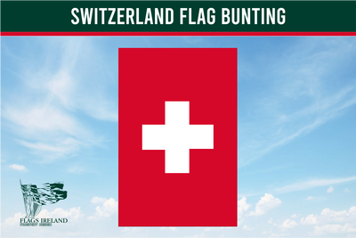Wimpelkette mit Schweizer Flagge
