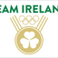 Bandeira com crista de rugby da Irlanda