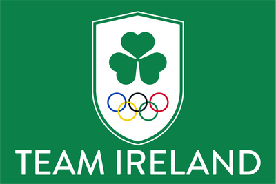 Irland-Rugby-Wappenflagge