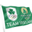 Team Ireland & Paris Olympic Logo Flag - Green