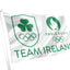 Team Ireland & Paris Olympic Logo Flag - White