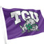 Texas Christian University TCU Clover Frog Flag