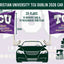 Texas Christian University TCU Dublin 2026 Car Fag Set