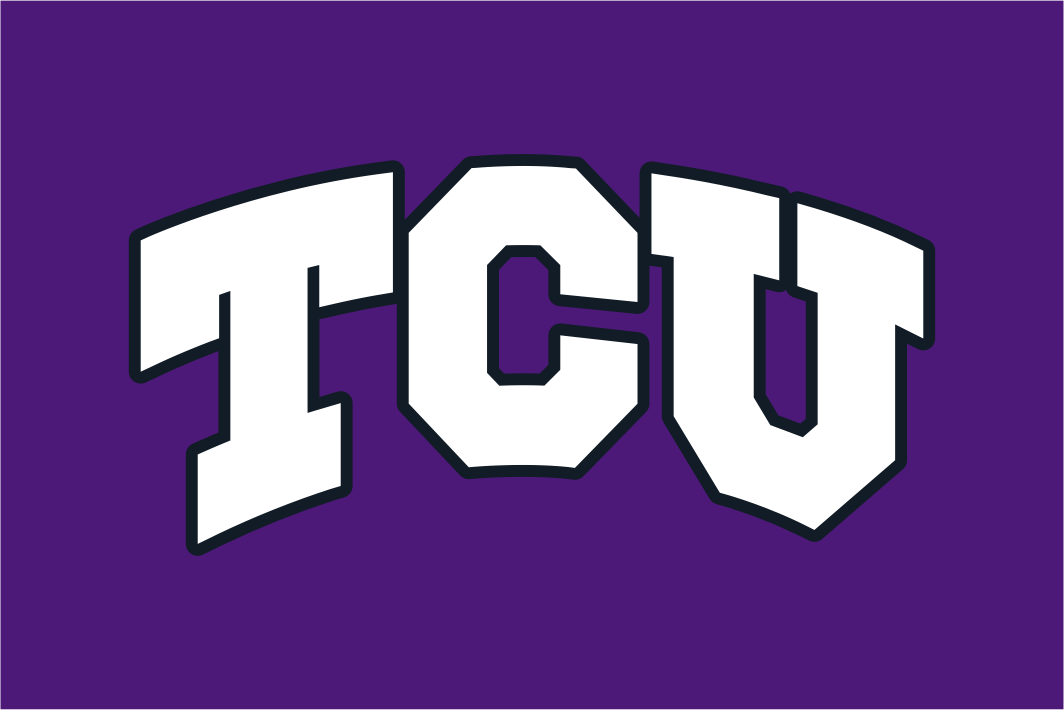 Texas Christian University TCU Purple Flag