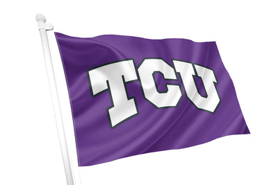 Texas Christian University TCU Purple Flag