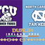 Texas Christian University vs North Carolina College Flag