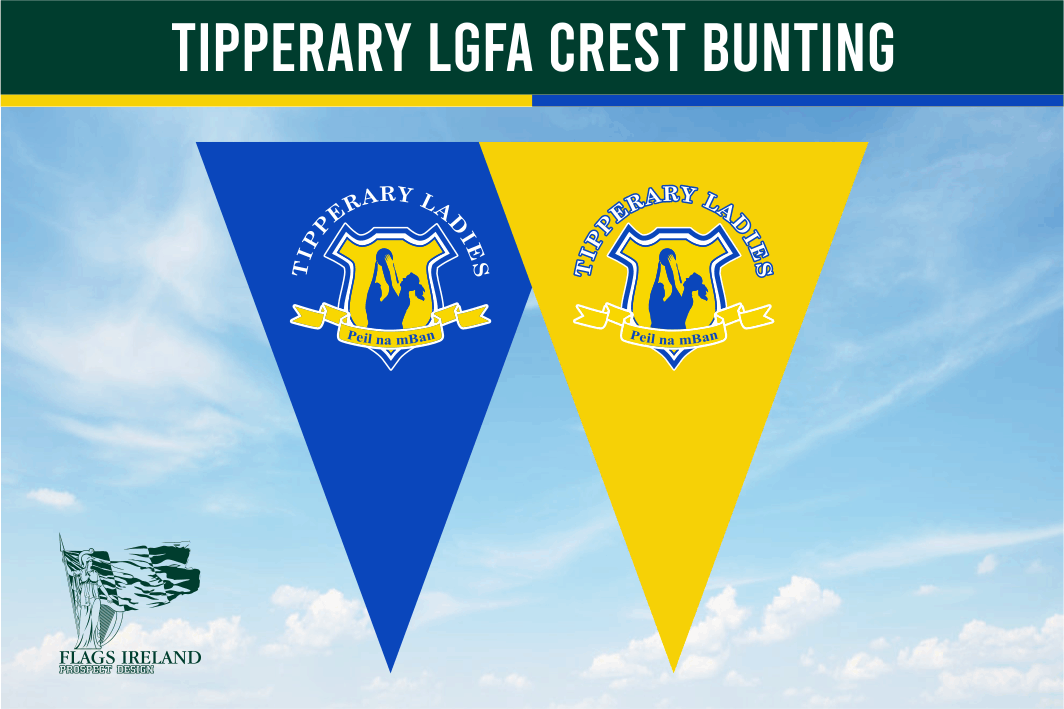 Tipperary LGFA Crest Bunting