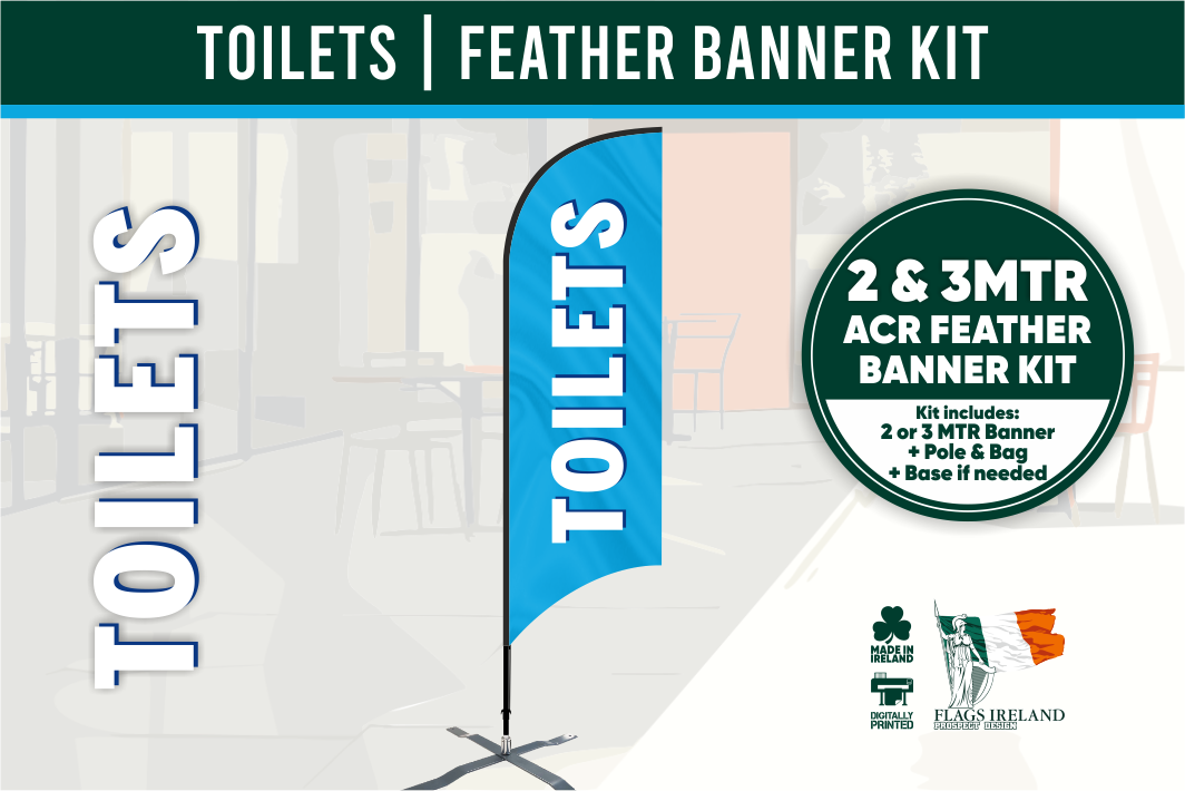 TOILETS - Feather Banner Kit (2mtr & 3mtr)