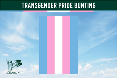 Wimpelkette mit Transgender-Pride-Flagge