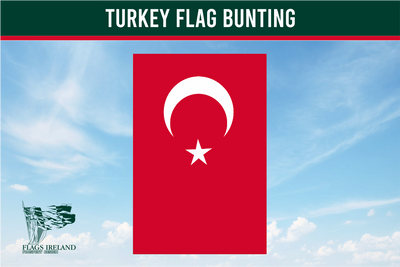 Wimpelkette mit Türkei-Flagge