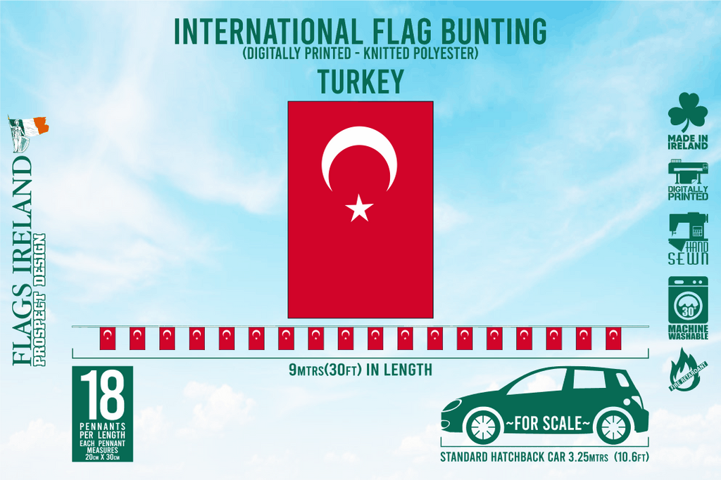 Turkey Flag Bunting