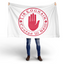 Tyrone GAA Crest White Flag