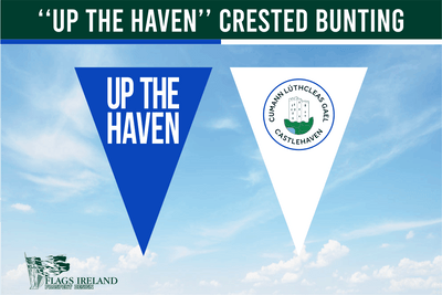 ''UP THE HAVEN'' GAA Club Crested Bunting