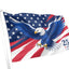 Flag with an eagle design and '250 USA' text on a white background
