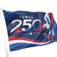 Flag with '250' design on a white background