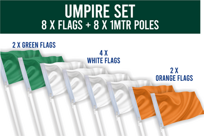 Umpire Set - Flags + Poles