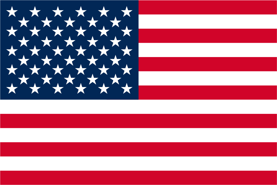 USA - Nationale Handschwenkflagge der Vereinigten Staaten von Amerika