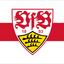 VfB Stuttgart Flag red and White Flag with crest in the middle
