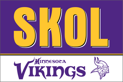 Minnesota Vikings SKOL Flag