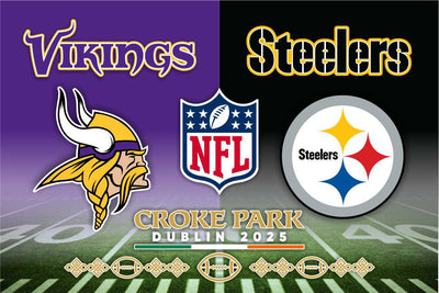 Vikings and Steelers Flag Croke Park Standard Flag
